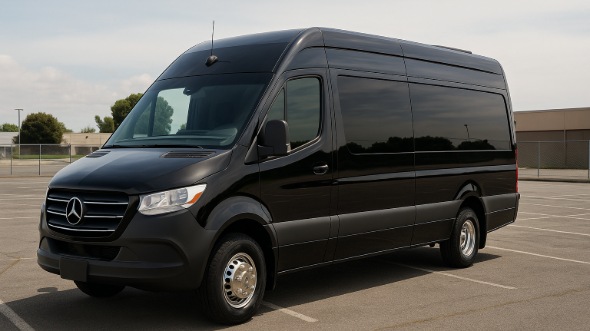 Exterior of Tonawanda Party Bus Company's 14 Passenger Sprinter Limousine in Tonawanda