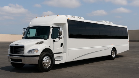 Exterior of Clarkstown Party Bus Company's 25 Passenger Party Bus in Clarkstown
