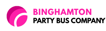 binghamton party bus company logo
