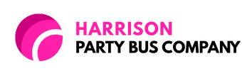 harrison party bus company logo
