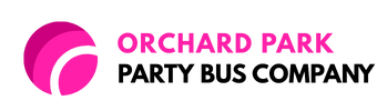 orchard park party bus company logo